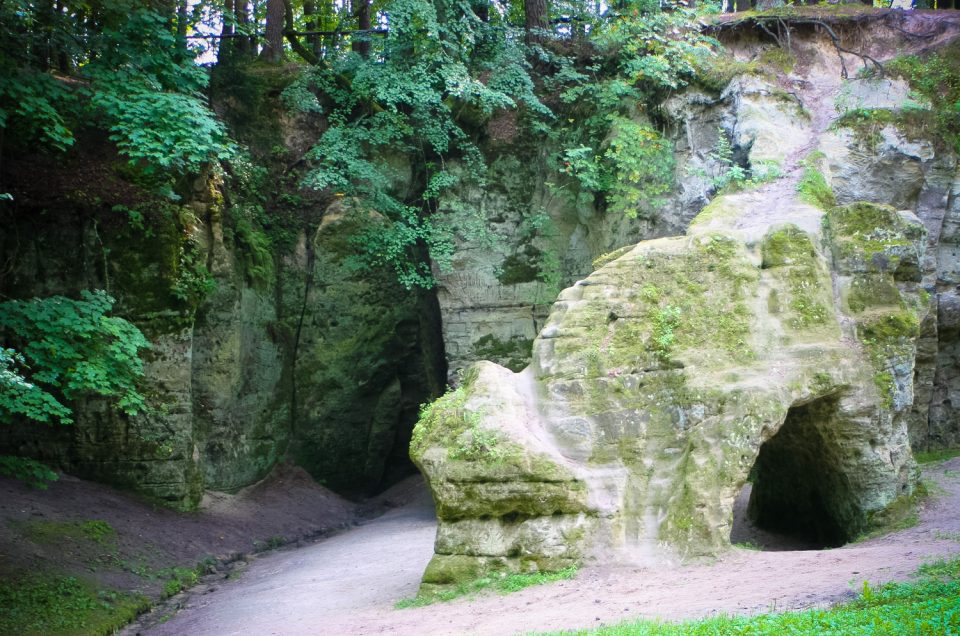 Liepa Large Ellīte’s Cave with the Spring