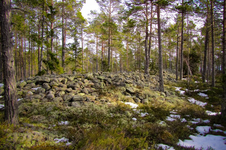 The cairns at Moningssand