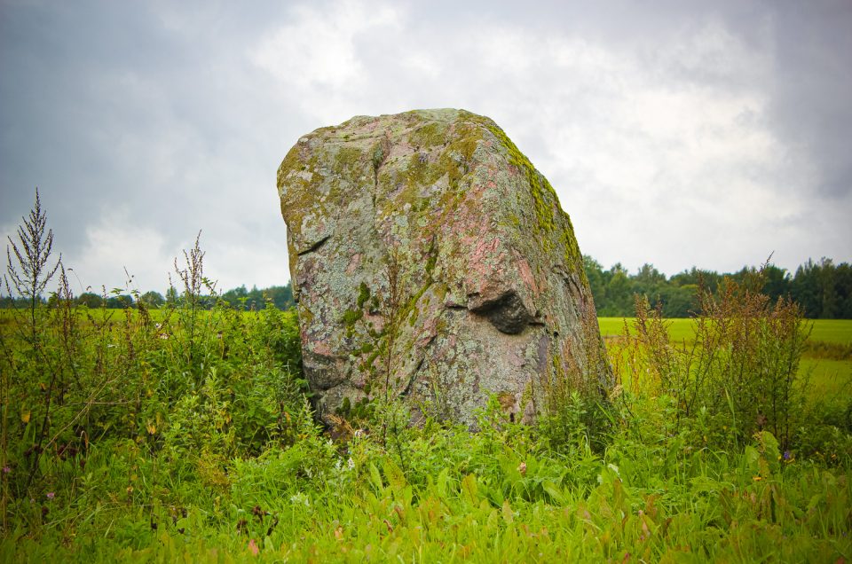 Āži Steep Stone – Cup-Marked Stone