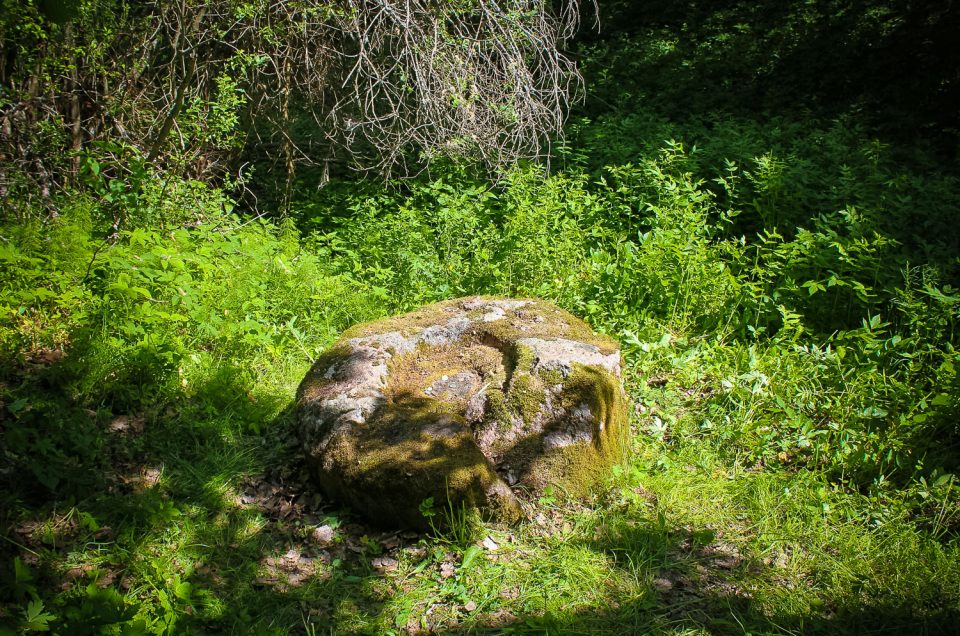 Meldzere Stone with bowl-shaped hollow